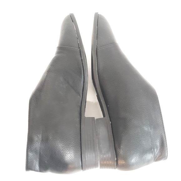 Catharine Malandrino SIZE 10 Flats Zwan Shoes D’Orsay Black Pointed Open Side - Picture 11 of 15